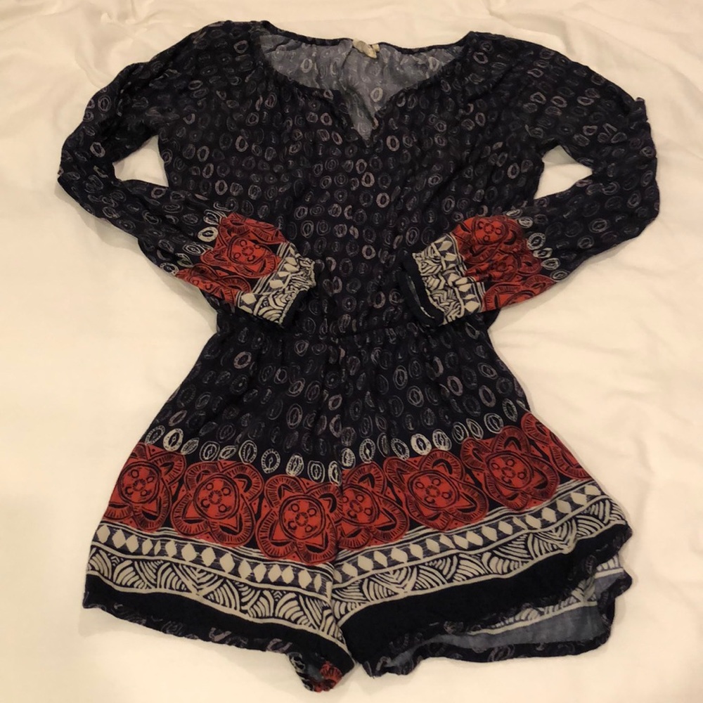 Long sleeve romper